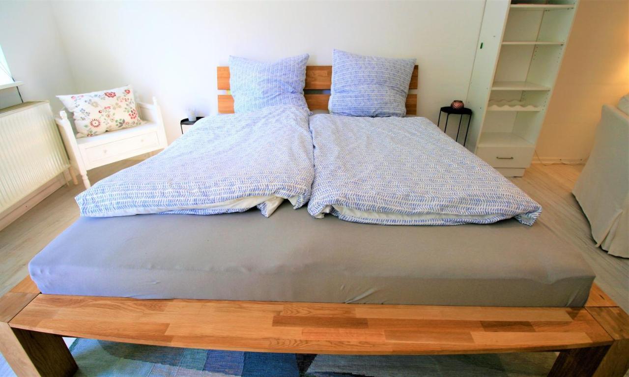 Zentrale Ferienwohnung „Treibholz“ Im Sonnenblumenhaus Flensburg Kültér fotó